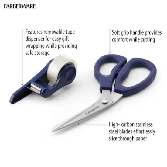Farberware Gift Wrapping Shears Ink {6}