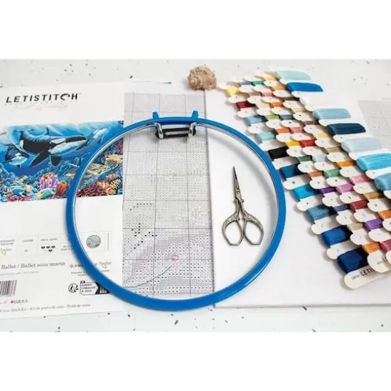 LetiStitch Underwater Ballet Counted Cross Stitch Kit {4}