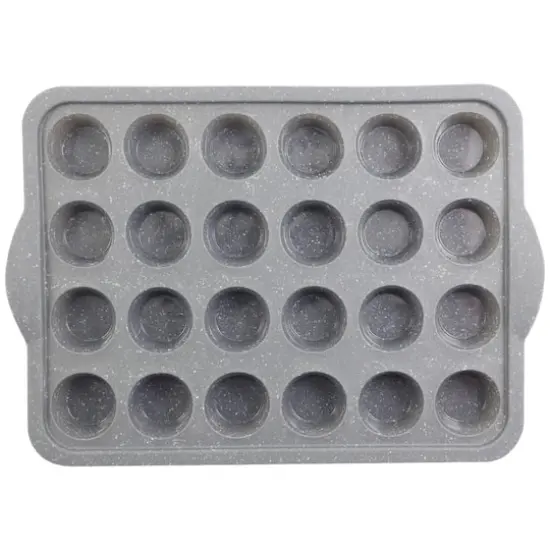 24-Cavity Metal Reinforced Silicone Mini Muffin Pan by Celebrate It&trade; {1}
