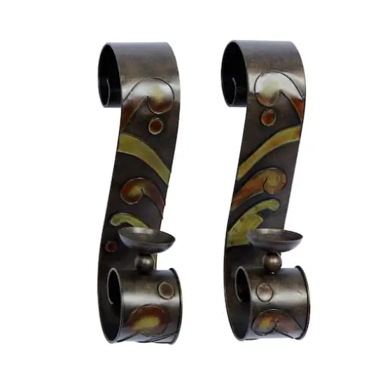 19" Metal Traditional Wall Sconce Set, 2ct. {3}