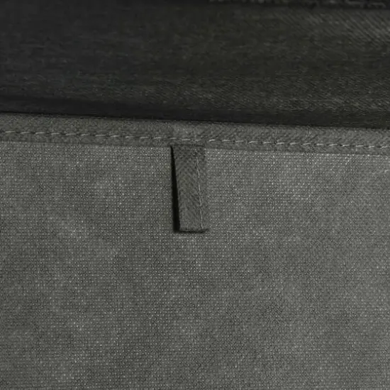 Household Essentials Stacking Storage Boxes Set Gray {7}