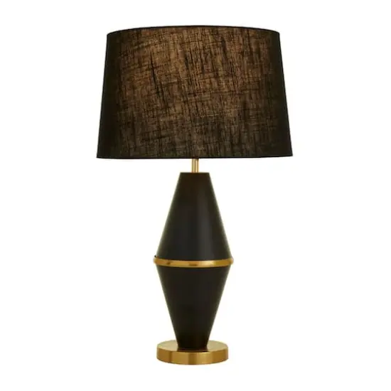 CosmoLiving by Cosmopolitan 27" Contemporary Table Lamp Black {1}