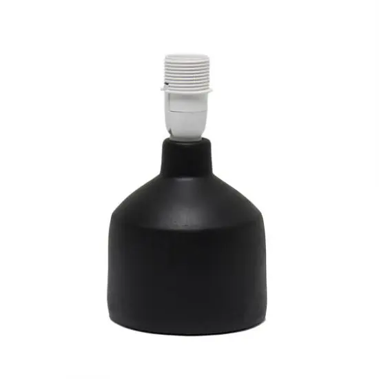Simple Designs Mini Bocksbeutal Ceramic Table Lamp Black {7}