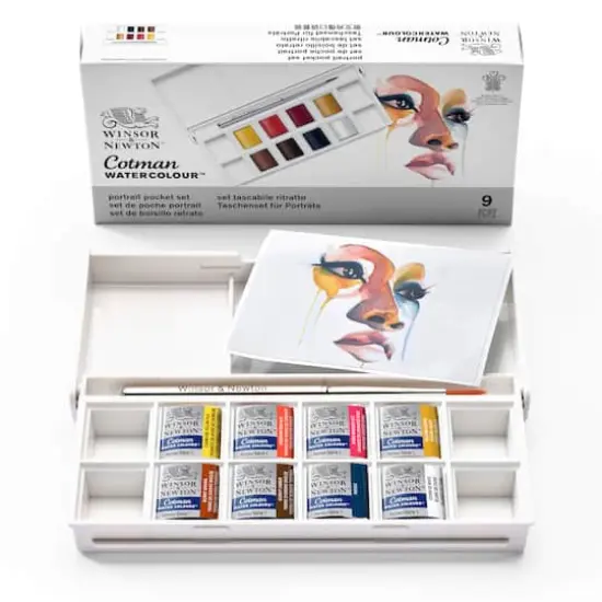 Winsor & Newton&trade; Cotman Watercolour&trade; Portrait Pocket Set {1}