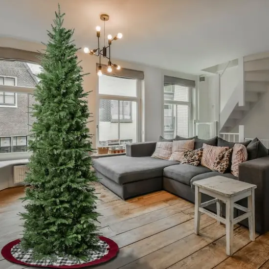 7.5ft. Unlit Duxbury Slim Artificial Christmas Tree {3}