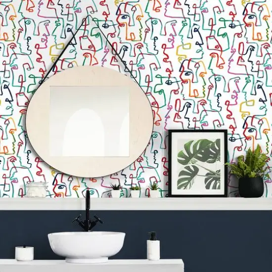 Surface Style Gestures Peel & Stick Wallpaper Crayon {8}