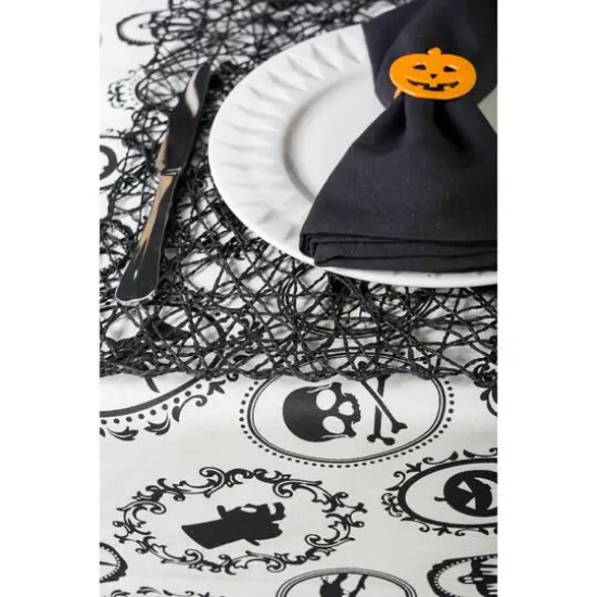 DII&reg; 70" Halloween Portrait Tablecloth {4}