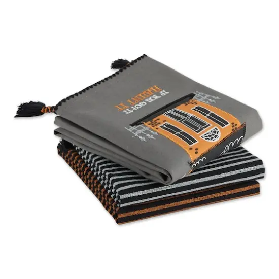 DII&reg; Got It Haunt It Dishtowel Set {3}