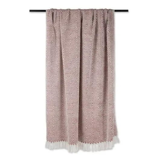 DII&reg; X-Diamond Geometric Throw Cinnamon {4}