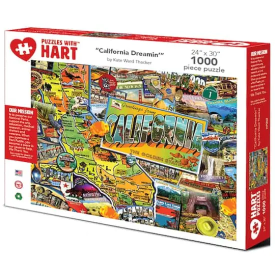 Hart Puzzles California Dreamin' 1000 Piece Puzzle {1}