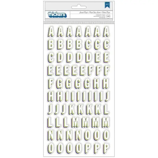 Vicki Boutin Thickers&trade; Sweet Rush Chipboard AlphabetStickers  {1}