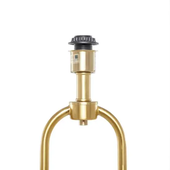 CosmoLiving by Cosmopolitan Gold Iron Modern Floor Lamp, 64" x 19" x 19" {7}