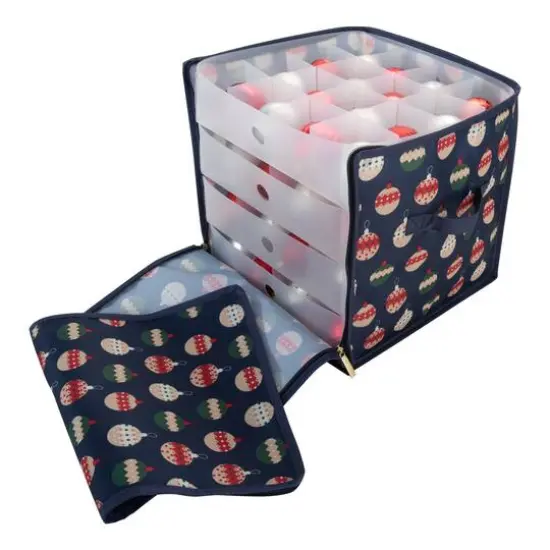 Laura Ashley 64ct. Stackable Christmas Ornament Storage Box {5}