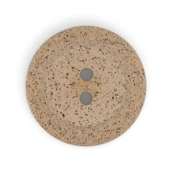 Dritz&reg; 34mm Brown Recycled Coffee Round Button, 3ct. {4}