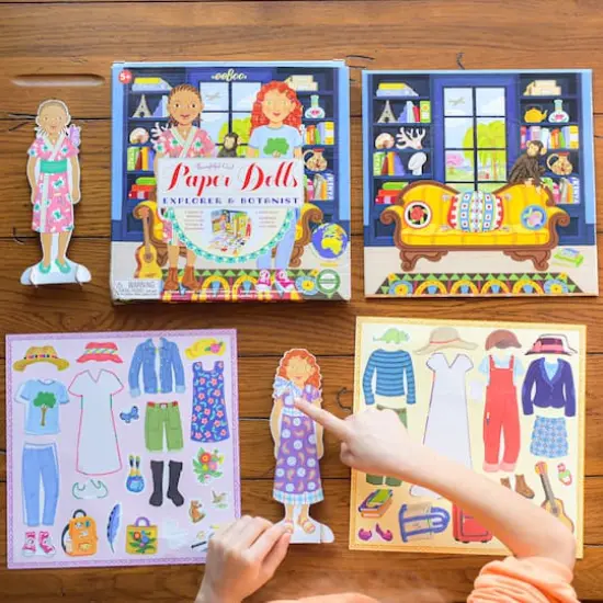 eeBoo Explorer & Botanist Paper Doll Set {3}