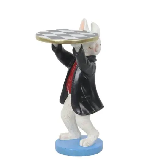 11.25" Rabbit with Plate Tabletop D&eacute;cor by Ashland&reg; {3}