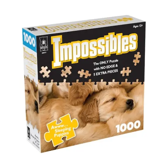 Impossibles Puzzle - Awww... Sleeping Puppies: 1000 Pcs {1}