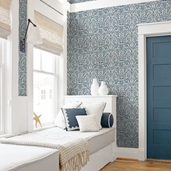 Tommy Bahama&reg; Bondi Batik Peel & Stick Wallpaper Indigo {3}