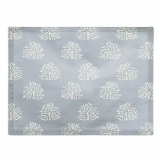 Blooming Bush Cotton Twill Placemat Blue {1}