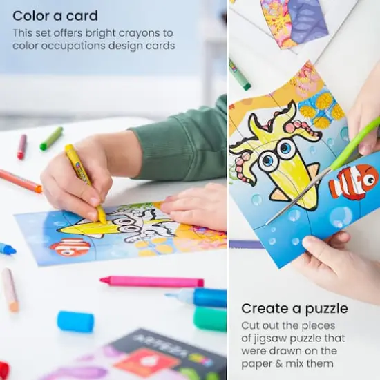 Arteza&reg; Kids Sea Life Jigsaw Puzzle Set, 32 pcs {5}