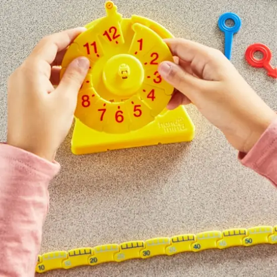 hand2mind&reg; Numberline Clock&trade; Mini Clock, 6ct. {3}