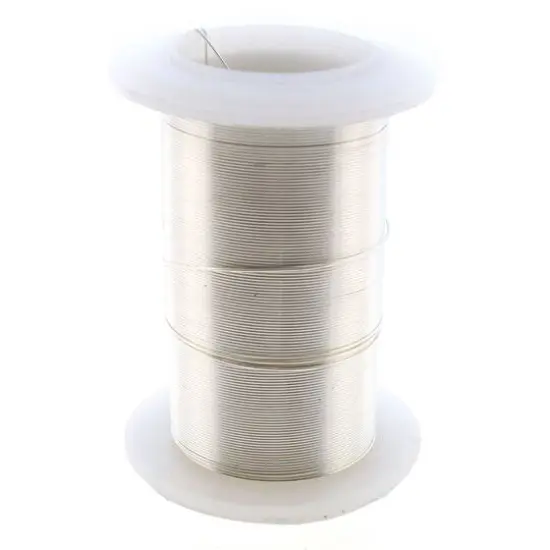 The Beadsmith&reg; Wire&trade; Elements 26 Gauge Tarnish-Resistant Wire Silver {4}