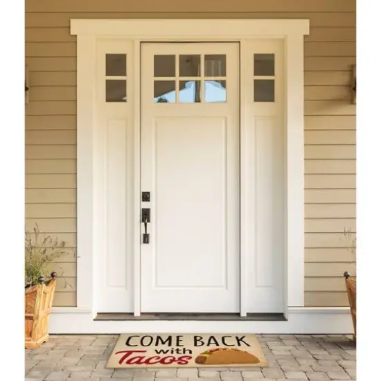 "Come Back With Tacos" Doormat {3}