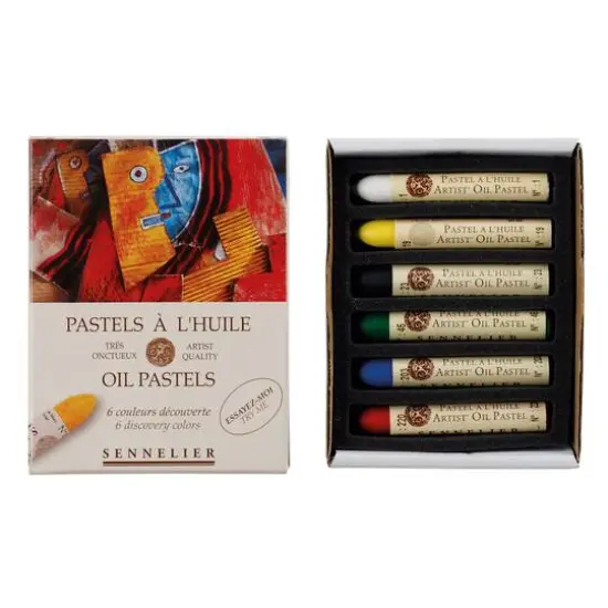 Sennelier Oil Pastel 6 Color Discovery Set {3}