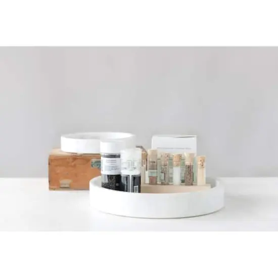 Hello Honey&reg; 12" Carved Marble Tray {5}