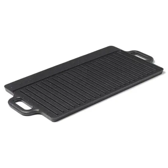 THE ROCK by Starfrit Traditional Cast Iron Reversible Grill Griddle {1}