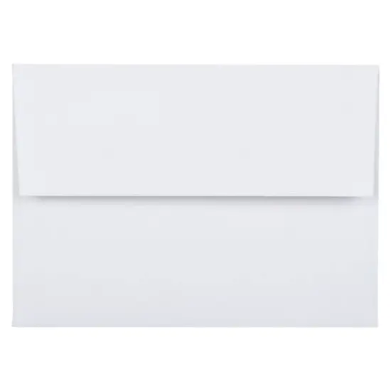 JAM Paper A7 Foil Lined Invitation Envelopes, 50ct. White with Silver Foil {4}