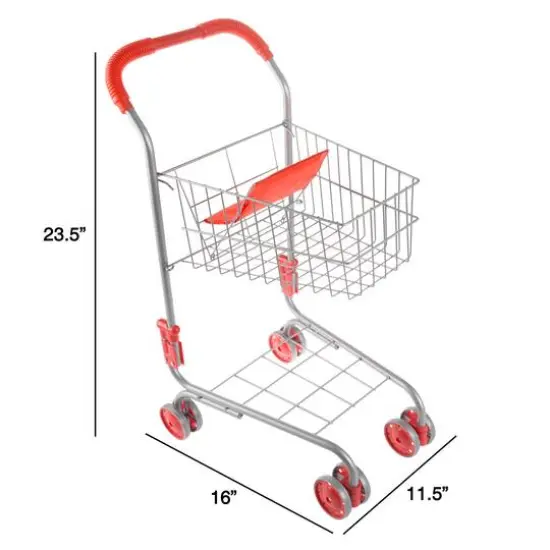 Toy Time Pretend Play Shopping Cart {3}