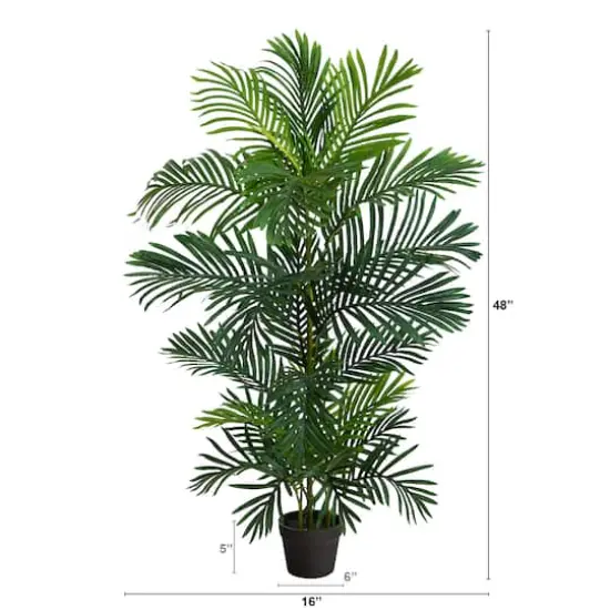 4ft. Potted UV Resistant Areca Palm Tree {3}