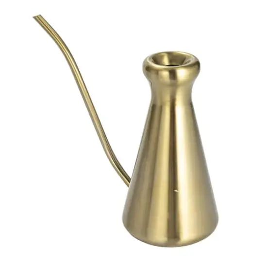 Hello Honey&reg; 11" Brass Finish Stainless Steel Watering Can {1}