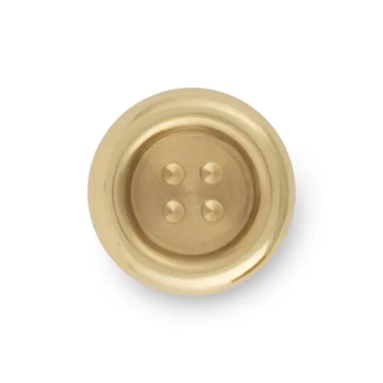 Dritz&reg; Bright Brass Button Knob {1}