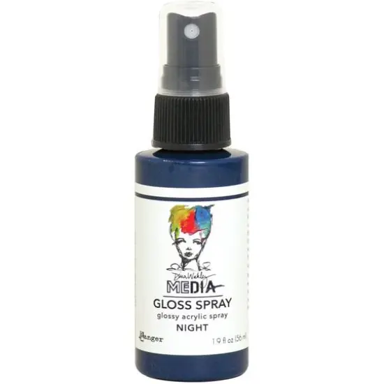 Dina Wakley Media Gloss Spray Night {1}