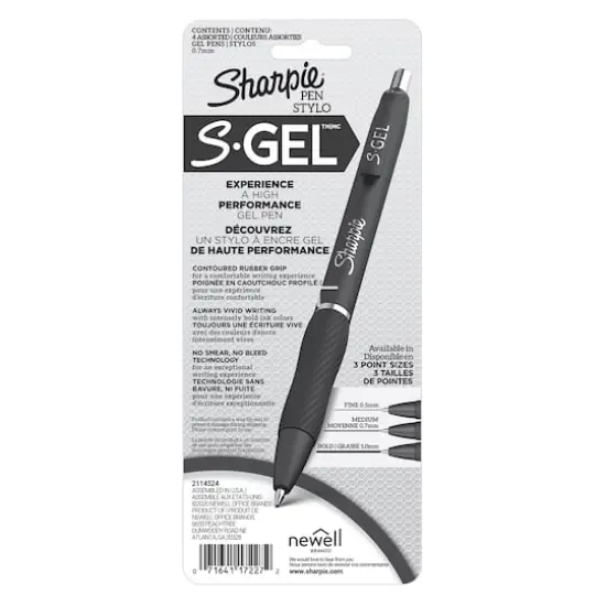 Sharpie&reg; S-Gel&trade; 0.7mm Gel Pens {6}