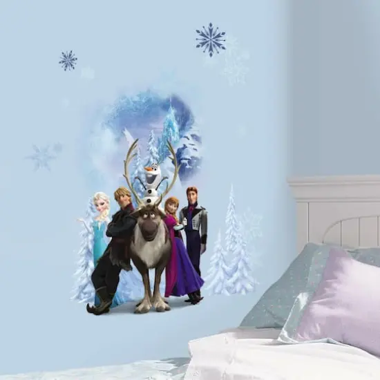 RoomMates Frozen Character Winter Burst Peel & Stick Giant Wall Decals {4}