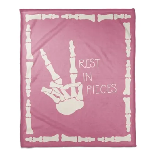 Rest in Pieces Fleece Blanket {1}