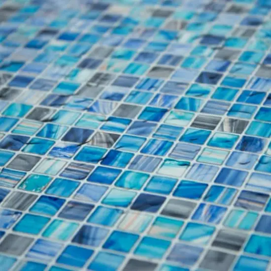 RoomMates Blue Mosaic Privacy Window Film {9}