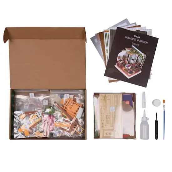 Rolife&reg; Miller's Garden DIY Miniature House Kit {6}