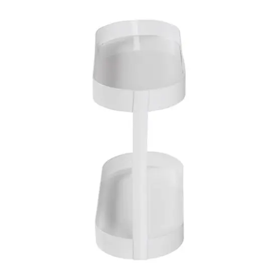 Honey Can Do White 2-Tier Metal Bathroom Counter Organizer Shelf {7}