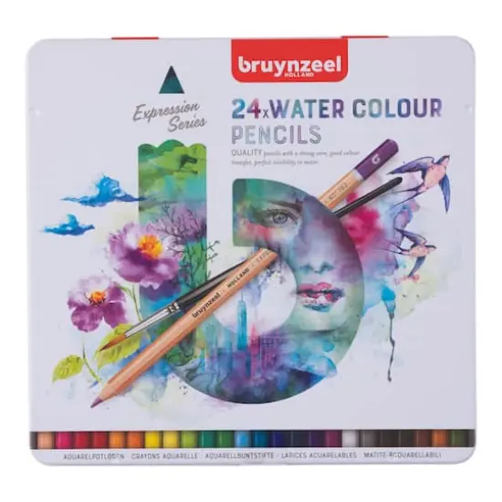Bruynzeel Expression 24 Water Colour Pencil Set {1}