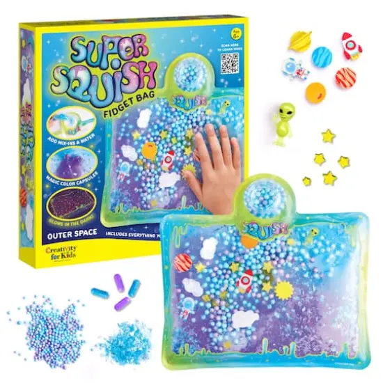 Creativity for Kids® Super Squish Outer Space Fidget Bag Kit {1}