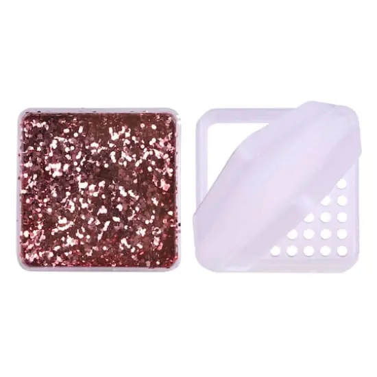 Chunky Glitter by Recollections&trade;, 4.5oz. Rose Gold {4}