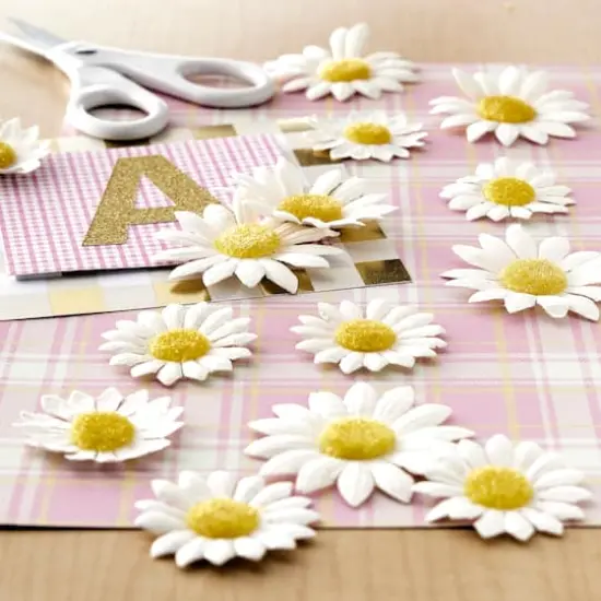 White Daisy Paper Flowers by Recollections&trade;, 36ct. {3}