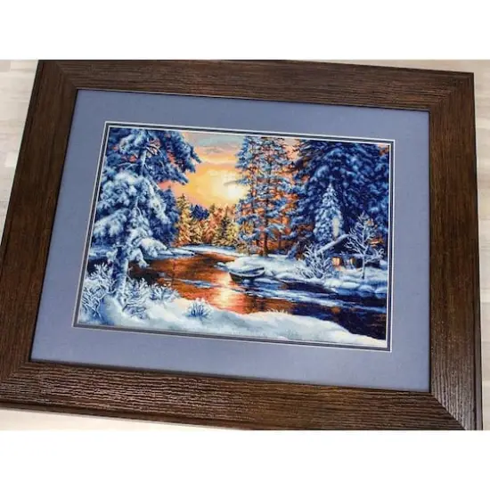 Luca-S Winter Landscape Counted Cross Stitch Kit {5}