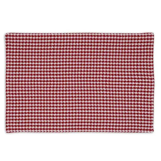 Tango Houndstooth Placemat Set, 13" x 19", 6 Piece {5}