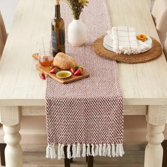 DII&reg; 72" Woven Table Runner Cinnamon {5}