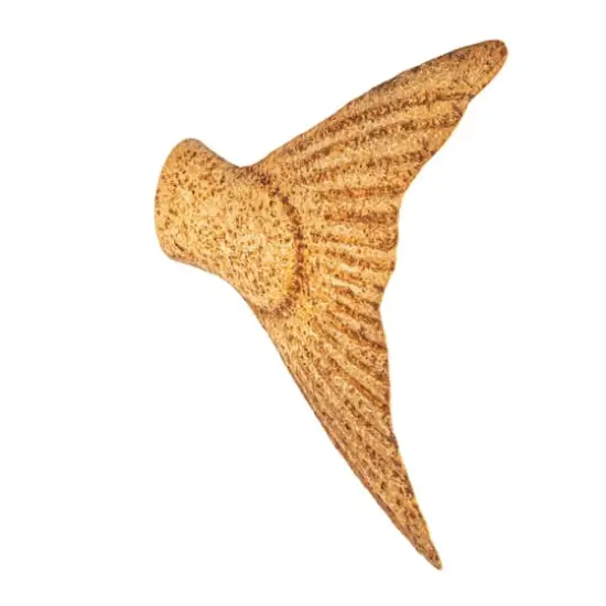 Hello Honey&reg; 11.75" Distressed Gold Salmon Tail Metal Wall D&eacute;cor {1}